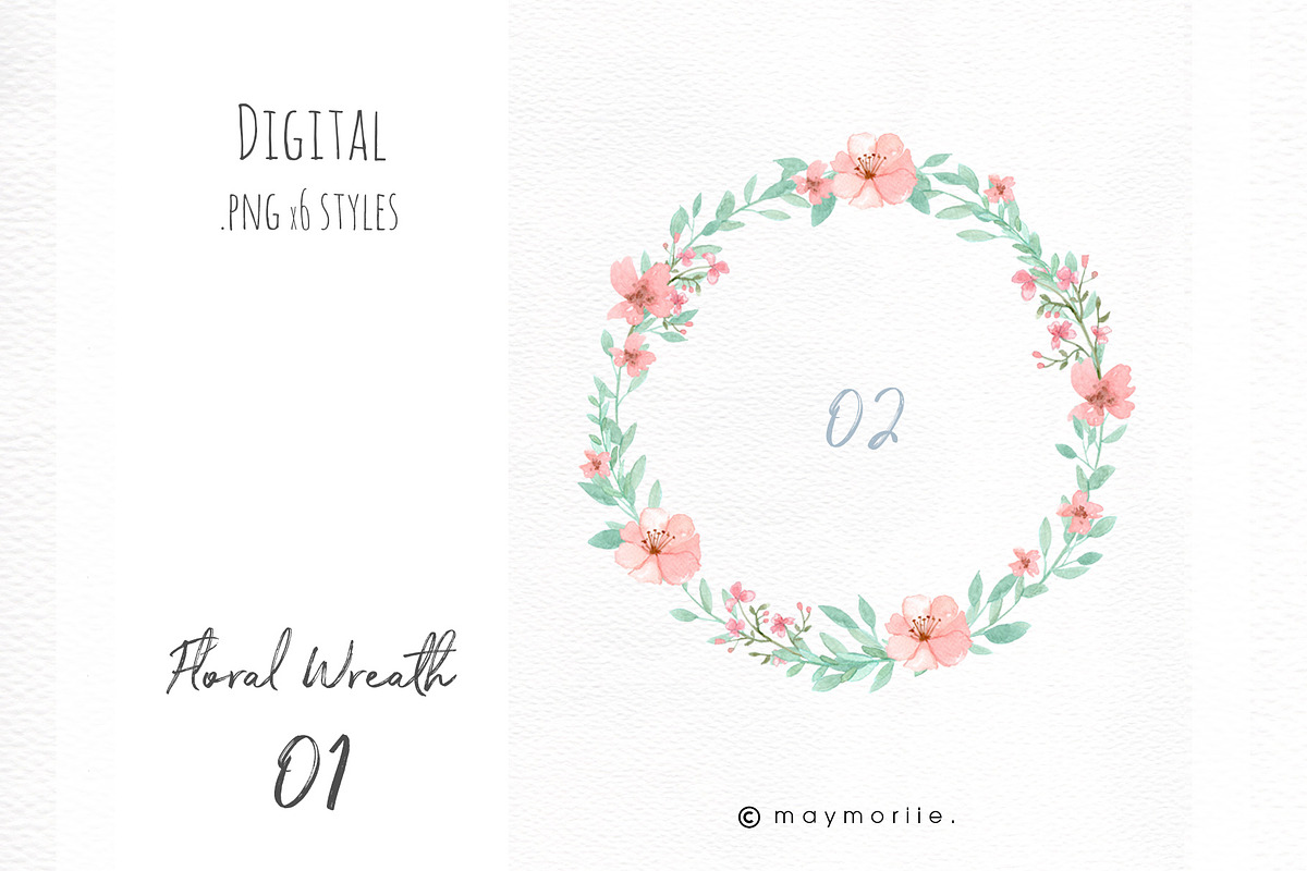 Floral graphic for invitation, an Illustration by May • SHO (Photo 5 of 9)