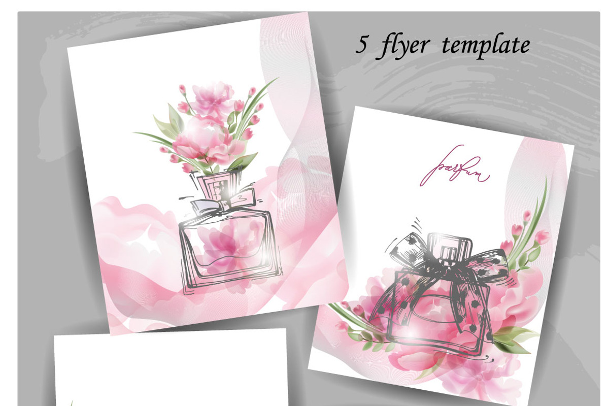 Beautiful perfume set, an Illustration by Gulnara Khadeeva (Photo 2 of 6)