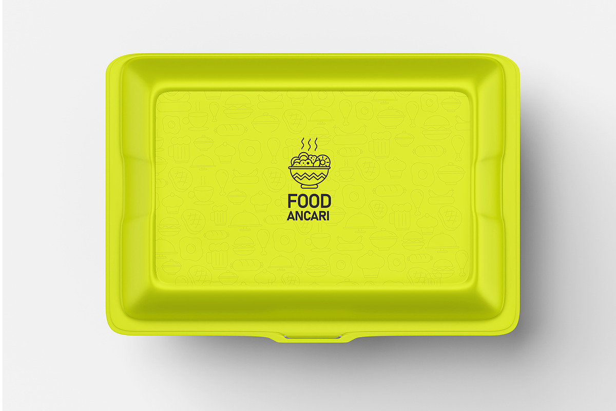 Food Box Packaging Mockup, a Packaging Mockup by AlkStudio (Photo 12 of 13)