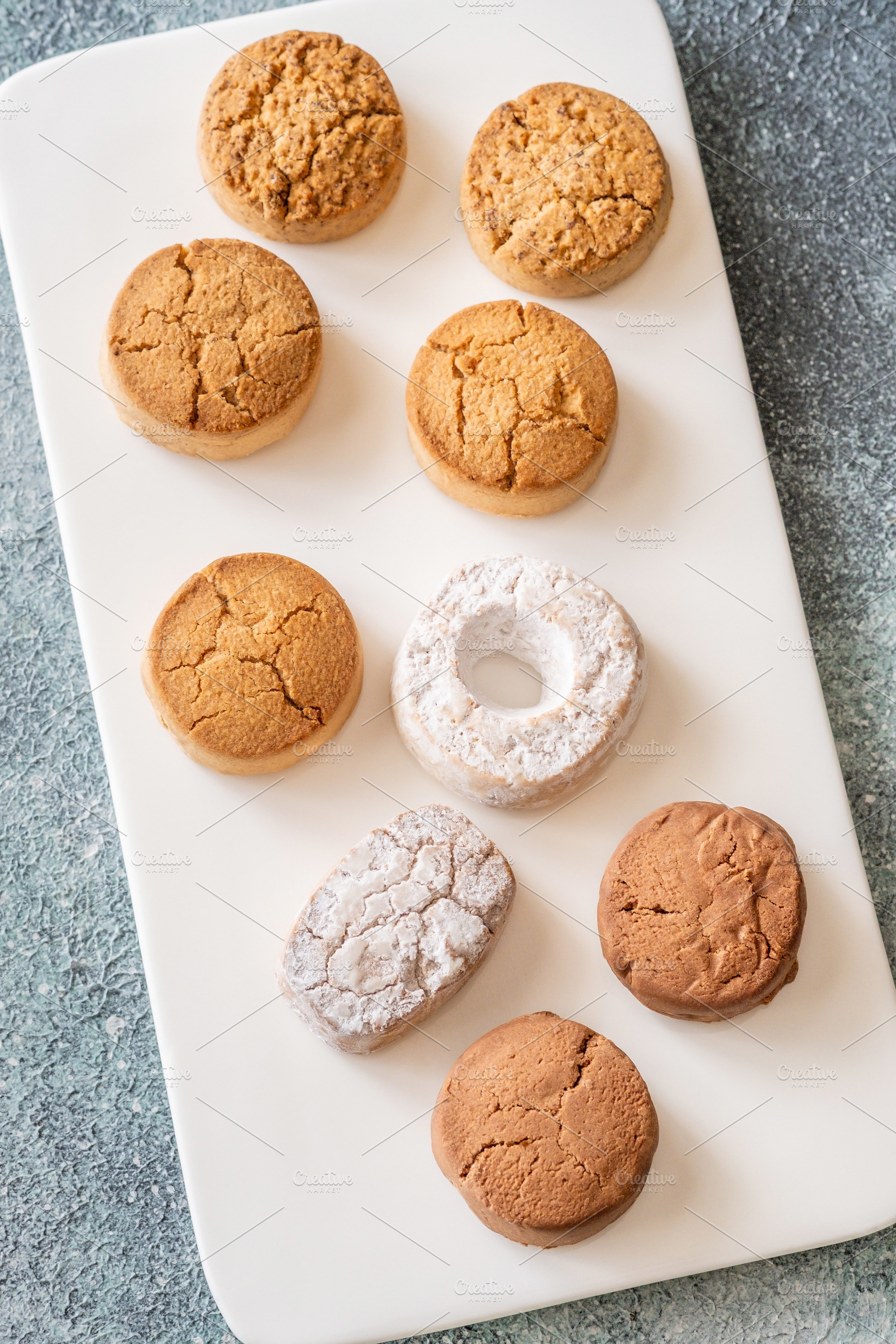 Spanish polvorones cookies, a Food & Drink Photo by Alexander Prokopenko