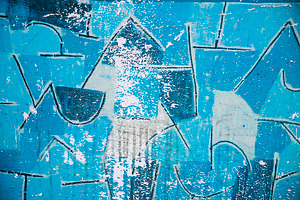 Abstract blue background of a worn w, a Wallpaper Photo by Imaginarium