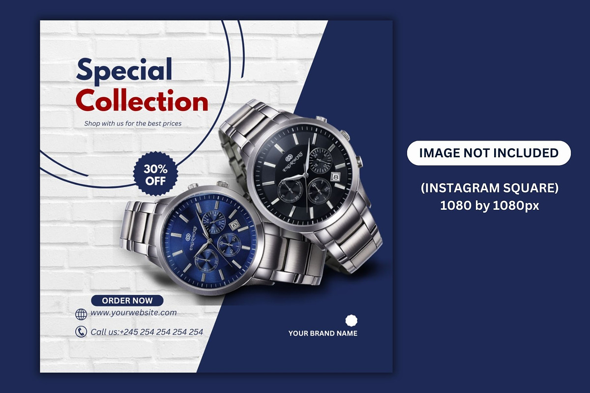 Editable Watch Collection Template