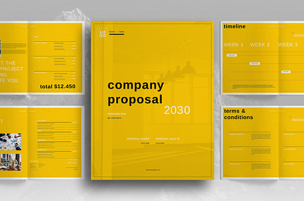 Yellow Company Proposal Brochure