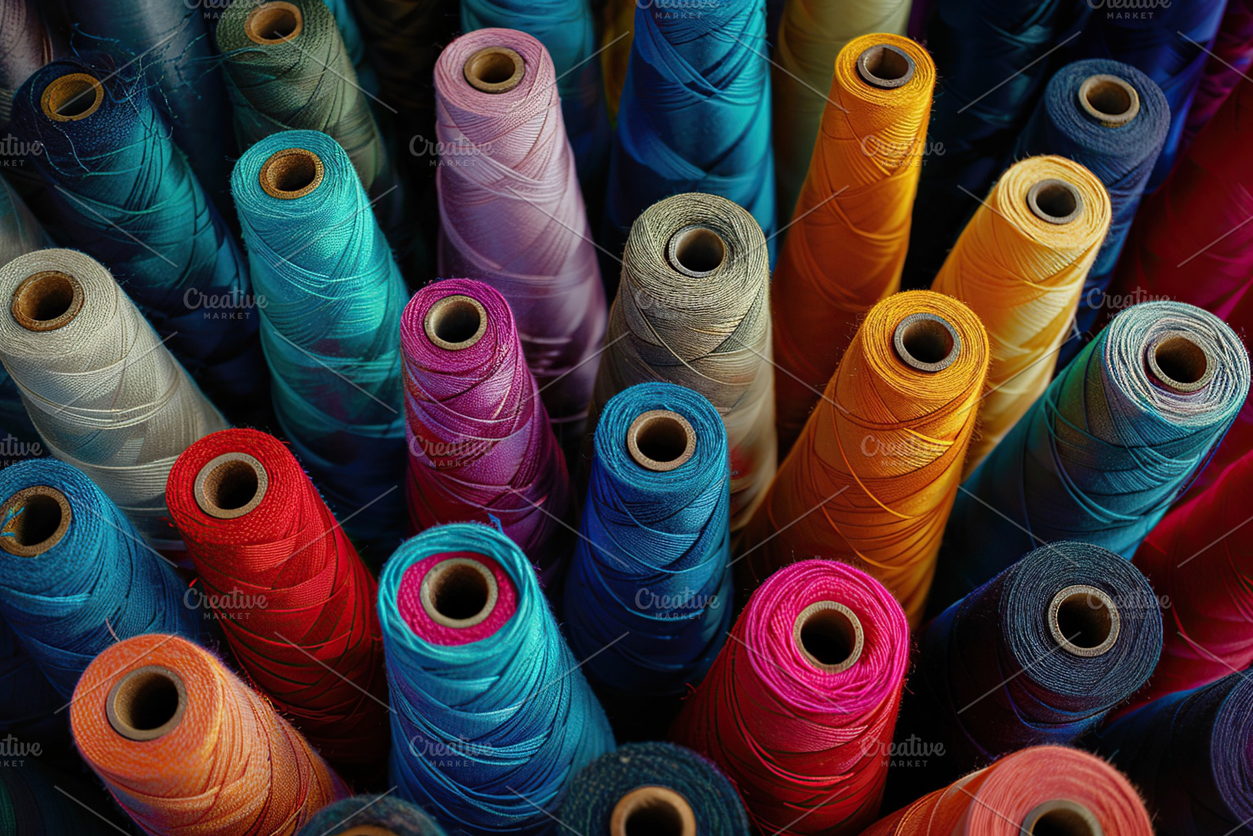 Cotton threads background, a Photo by AlyaAnd