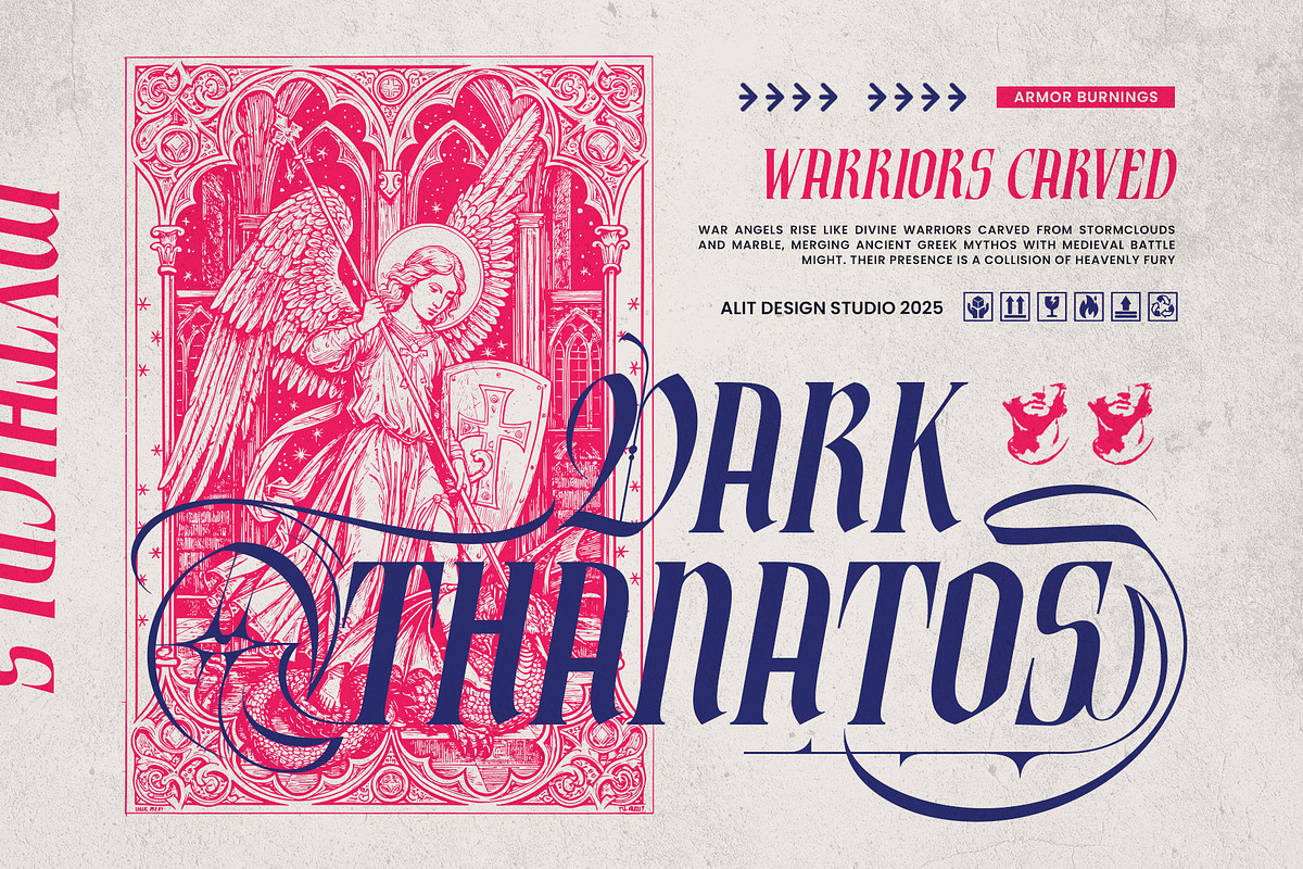 Bromora Typeface, a Blackletter Font by alit design (Photo 5 of 20)