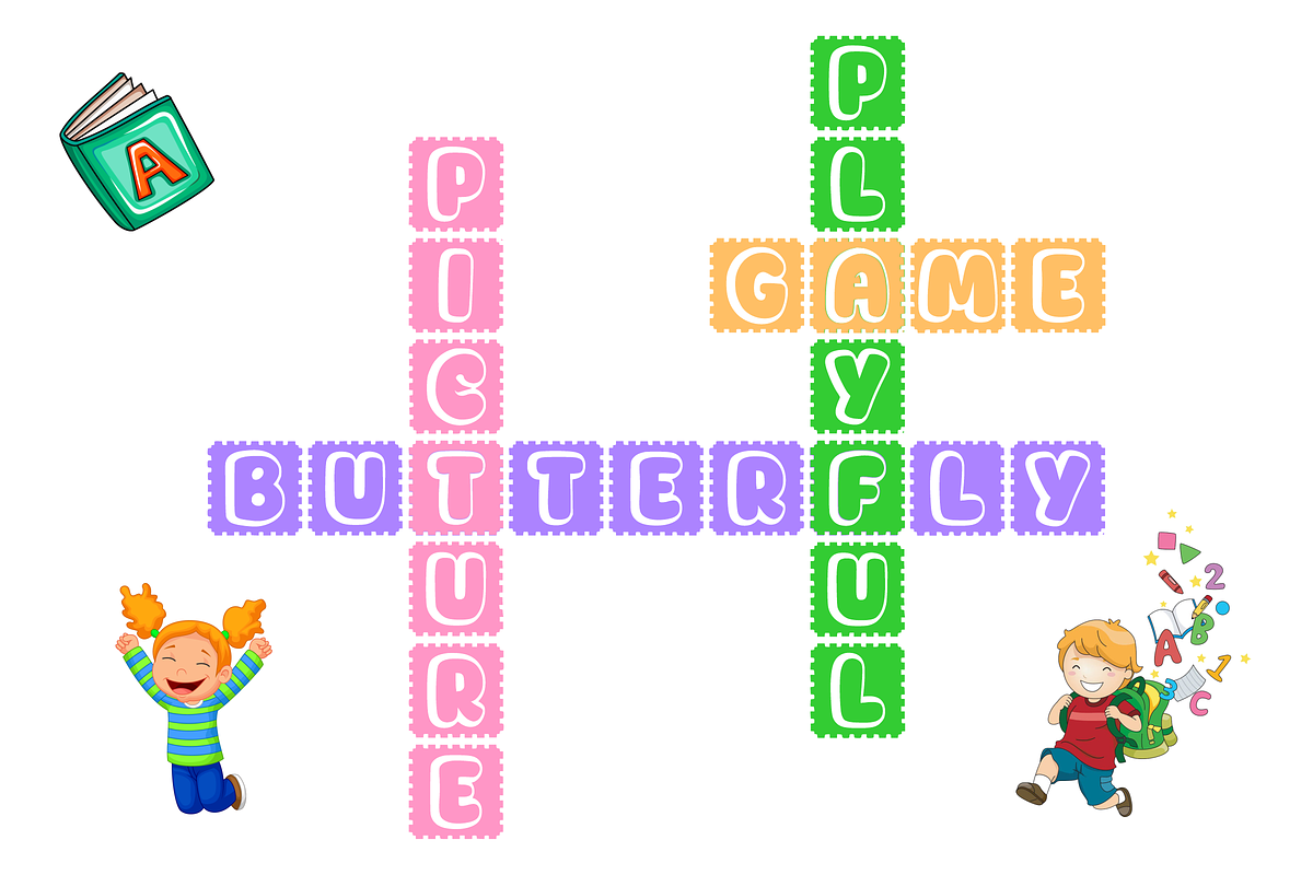 Kids Puzzle - Kids Font, a Font by KiddoGlyphs Studio (Photo 3 of 5)