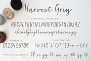 Harvest Grey, a Script Font by Lone Star Lettering (Thumbnail 9 of 10)
