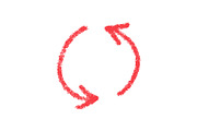 Crayon Doodle Chalk Arrow Sign, an Object Illustration by Elena Pimukova (Thumbnail 22 of 27)