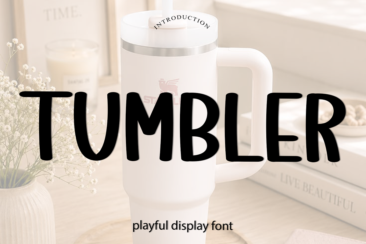 Tumbler, a Script Font by InermediaSTUDIO (Photo 1 of 7)