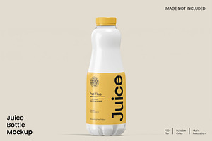 Juice Bottle Mockup, a Packaging Mockup by renderstockmarket