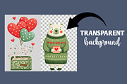Watercolor Valentine  Clipart, an Illustration by Designworld (Thumbnail 2 of 6)