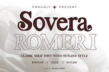 Sovera Romeri - Serif Font Family
