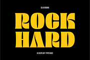 Rockhard - A Display Typeface, a Serif Font by Silverdav (Thumbnail 1 of 10)