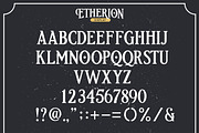 Etherion - Vintage Display, a Symbol Font by Inspiratype (Thumbnail 8 of 9)