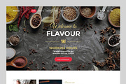 Flavour - Food & Drink Landing Page, a HTML Template by alphawd (Thumbnail 1 of 2)