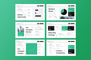 White Green Pitch Deck PPT, a Presentation Template by Aiyari Graphic (Thumbnail 3 of 5)