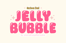 Jelly Bubble - Bubble Font Types