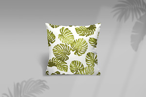 Tropical Design. Monstera Leaves.