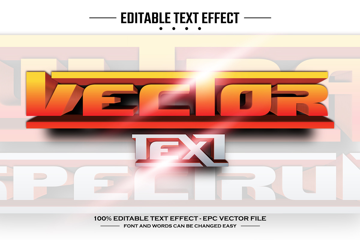 Ultra spectrum editable text effect, a Layer Style Add-On by nicemorning (Photo 2 of 3)