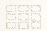 Art Nouveau Modern Linear Frames Set, a Graphic by MaryArt (Thumbnail 4 of 6)