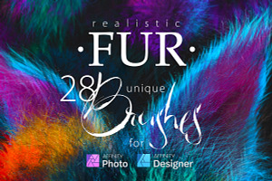 Realistic FUR Brushes for Affinity