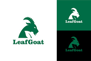 Leaf Goat Logo, a Branding & Logo Template by zaqilogo
