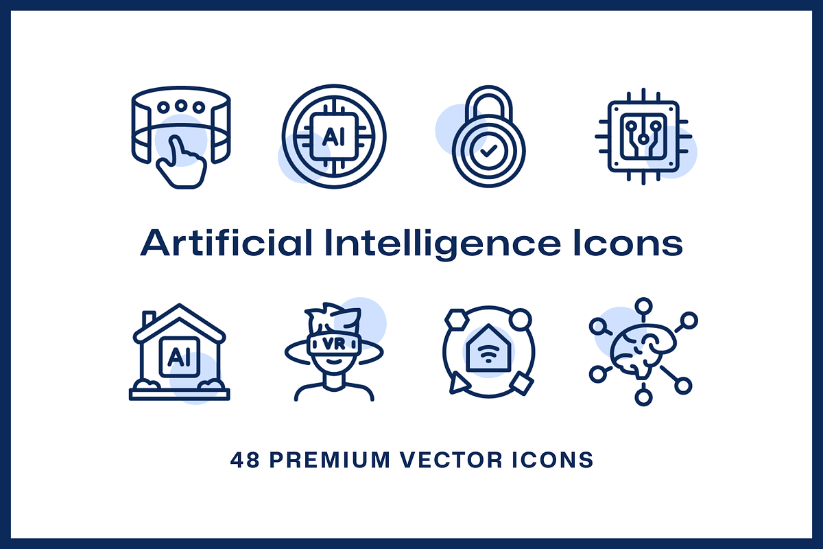 48 Artificial Intelligence Icons, an Icon by Furnace (Photo 3 of 5)