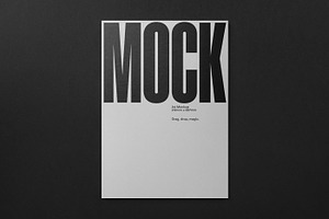 Poster Mockup / Letterhead Mockup