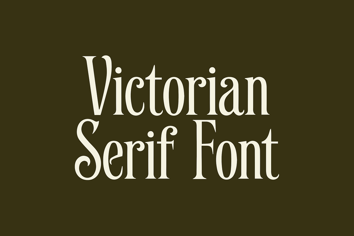 Hawthorne Victorian Serif, a Blackletter Font by gafaroff studio (Photo 2 of 8)