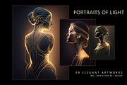 Portraits of Light, a Decorative Illustration by Digital Art Creations (Thumbnail 3 of 6)