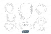 Rustic Wedding design elements, an Object Graphic by JuDesign (Thumbnail 2 of 5)