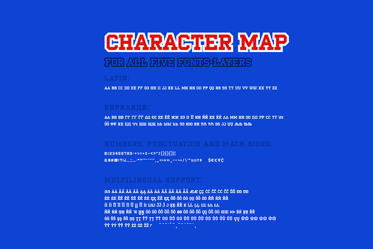 TeamLead Layered Font, a Slab Serif Font by Sentavio (Photo 4 of 7)