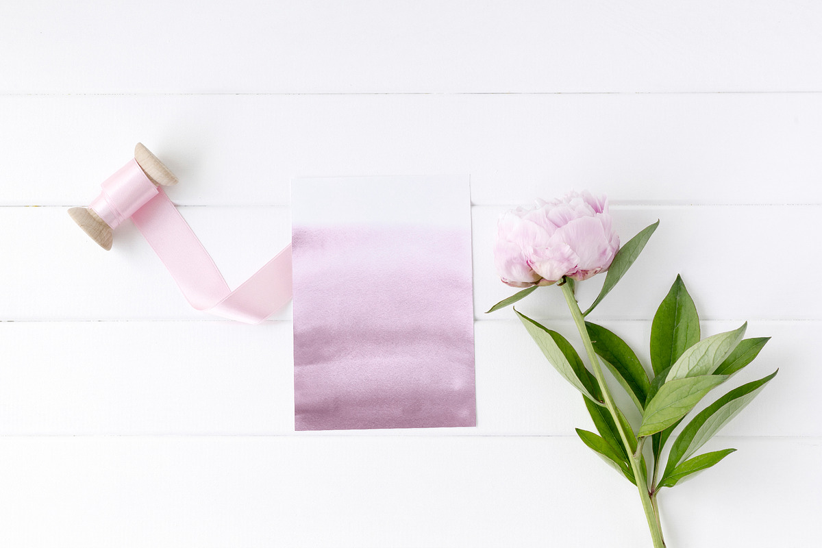 lilac ombre watercolor, a Texture Graphic by GraphicRain (Photo 2 of 6)