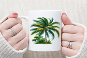 Watercolor Hello Summer Clipart, an Illustration by Sublimation Artist (Thumbnail 6 of 6)
