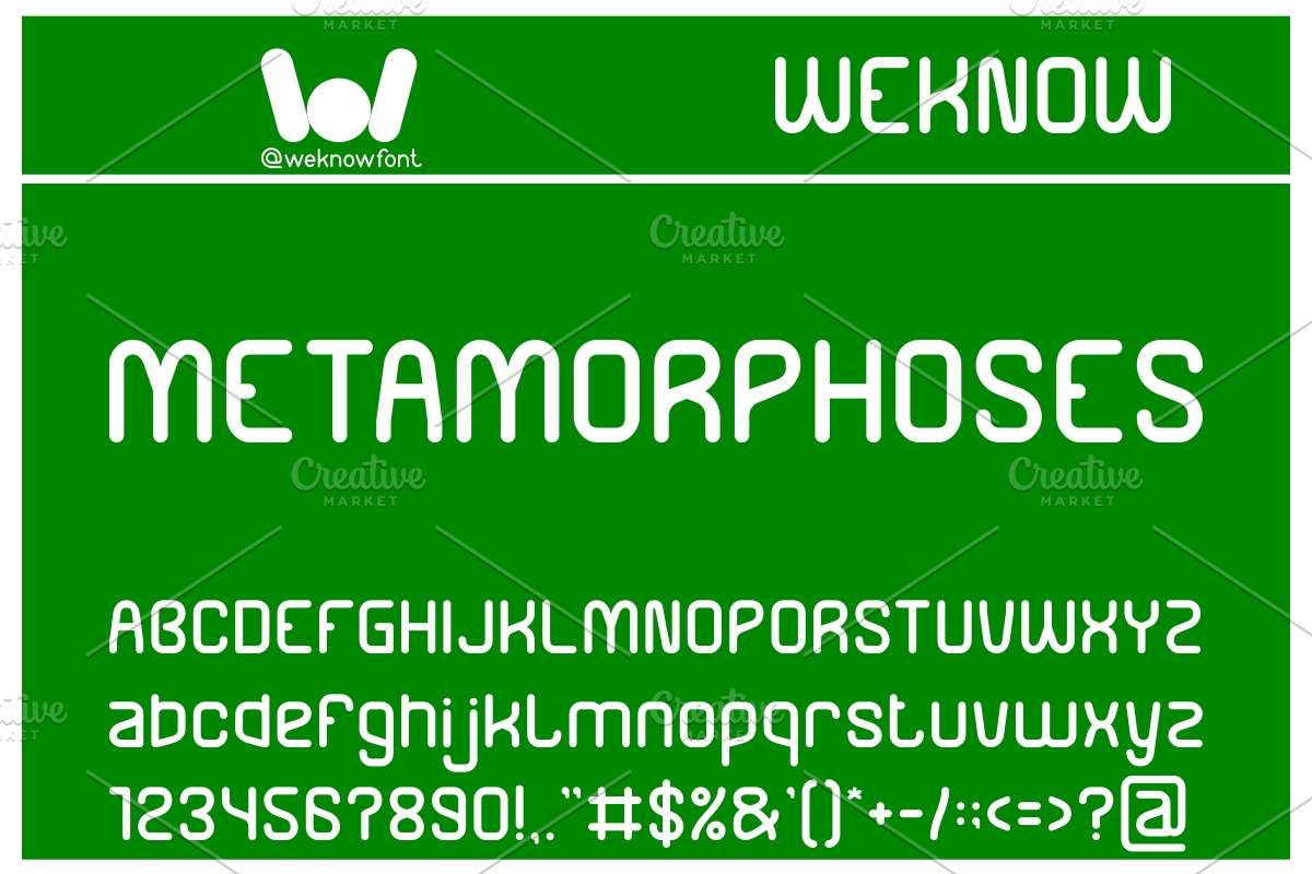 Simple and Easy font, a Sans Serif Font by weknow (Photo 4 of 8)