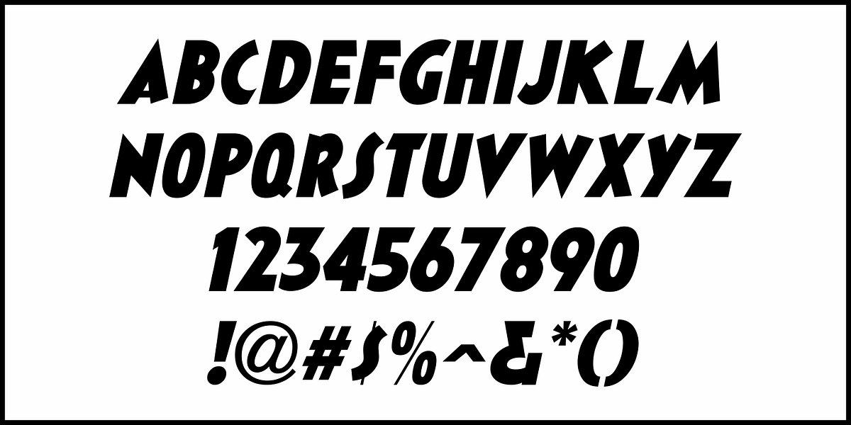 Movie Ad Deco JNL, a Sans Serif Font by Jeff Levine Fonts (Photo 5 of 5)