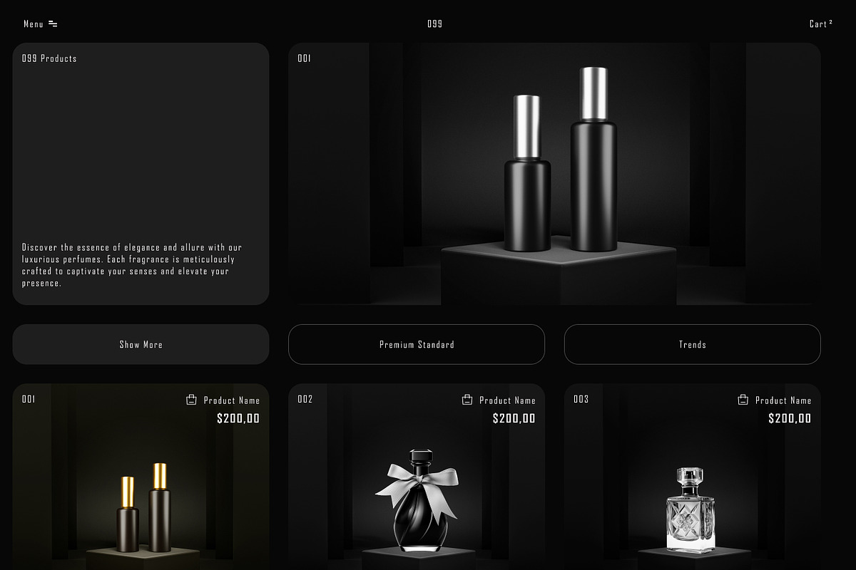 Website E-commerce Template Kit, an UI Kit Template by Website Template (Photo 4 of 7)
