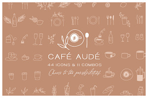 Café Audé - 44 Icons & 11 Combos, an Icon by Margot + Co