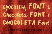 Chocoleta Typeface, a Script Font by Cruzine (Thumbnail 2 of 5)