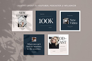 Influencer Media Kit - PS & CANVA, a Social Media Template by Visuel Colonie® (Thumbnail 6 of 14)
