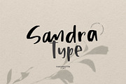 Sandra Type | Handwritten Font, a Script Font by Artstudio (Thumbnail 1 of 8)
