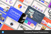 Company Proposal Keynote Templates, a Presentation Template by Fit-tee (Thumbnail 1 of 2)