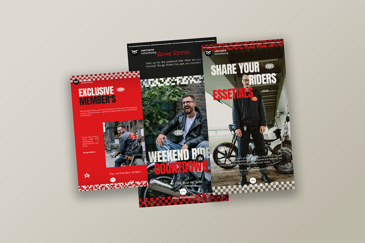 Rouge Riders - Instagram Story, a Social Media Template by StreaksideStd (Photo 3 of 3)