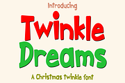 Twinkle Dreams, a Script Font by FreshTypeINK (Thumbnail 1 of 8)