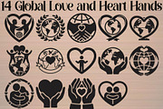 Global Love Heart Hands, an Object Graphic by Gfx_Store (Thumbnail 15 of 15)