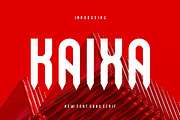 KaIxa, a Sans Serif Font by riotama85 (Thumbnail 1 of 6)