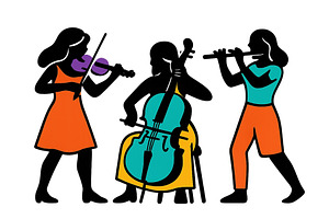 Colorful vector illustration of, an Illustration by ZinetroN