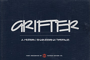 Grifter Architect Blueprint Writing, a Font by Haynie Design Co. (Thumbnail 1 of 9)