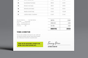 Minimal Professional Invoice Design, a Stationery Template by MightyDesign (Thumbnail 5 of 8)