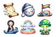 Wildflowers Mario Clipart Bundle, an Illustration by Daily.Designs (Thumbnail 2 of 5)